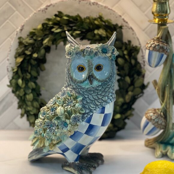 Royal Autumn Owl Figurine -NEW - Picture 3 of 15
